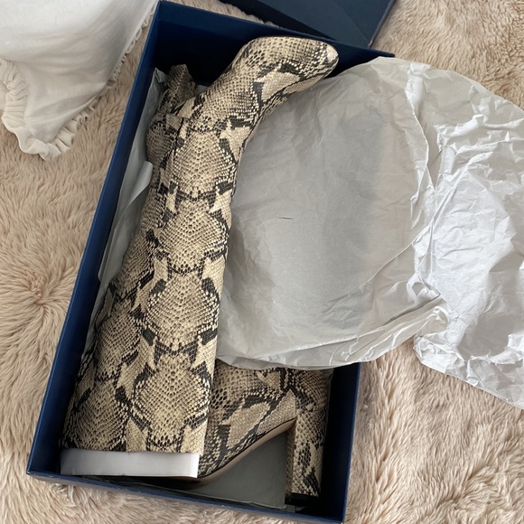 Cole Haan ‘Glenda Boot’ Genuine leather, snake print size 8.5 - Picture 2 of 6